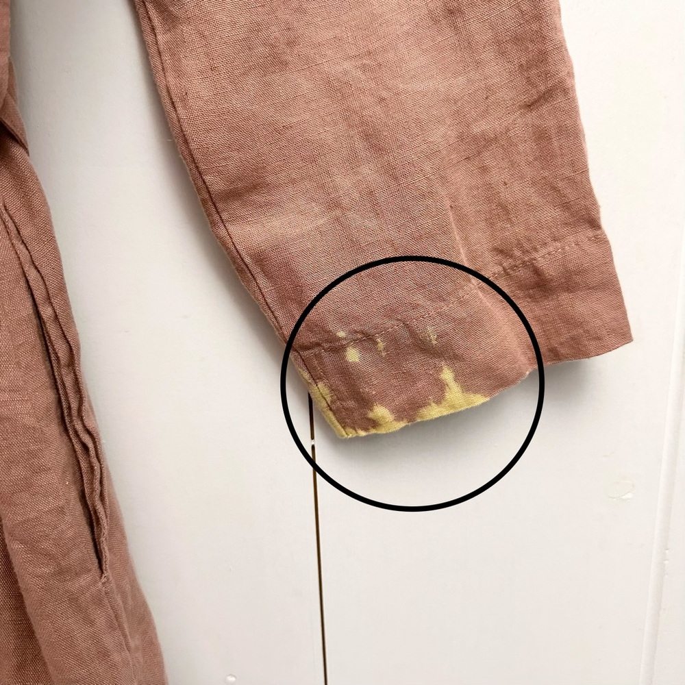 Parachute Linen Robe In Clay Size Small - Picture 11 of 12